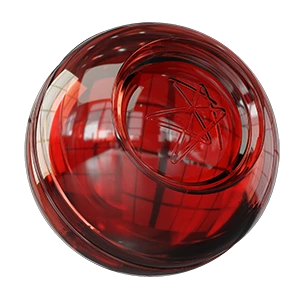 Material Acrylic Transparent Red Glossy